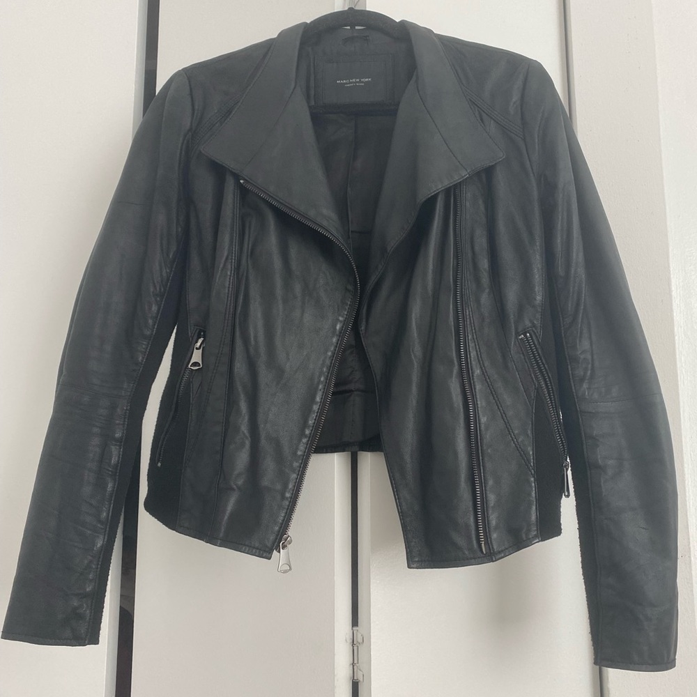 Marc New York by Andrew Marc Felix Leather Moto Jacket
